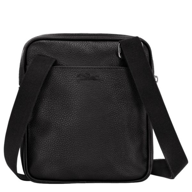 Black Longchamp Le Foulonne XS Men's Crossbody Bags | 29364-DRYW