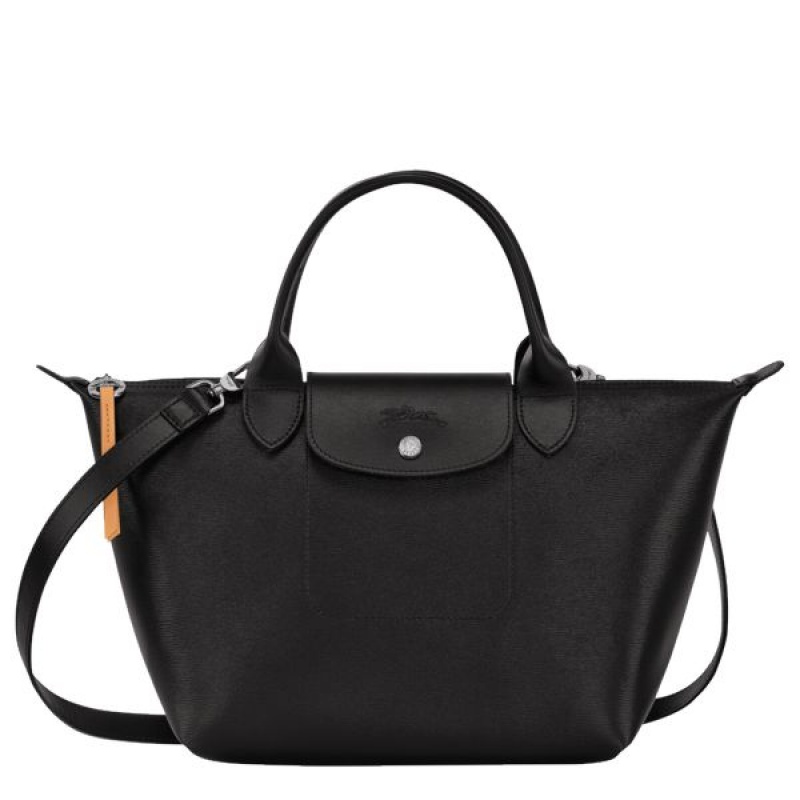 Black Longchamp Le Pliage City S Top Women\'s Handbag | 95487-RYXS