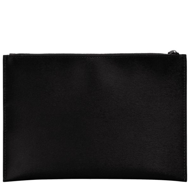 Black Longchamp Le Pliage City Women's Pouches | 94723-PIHM