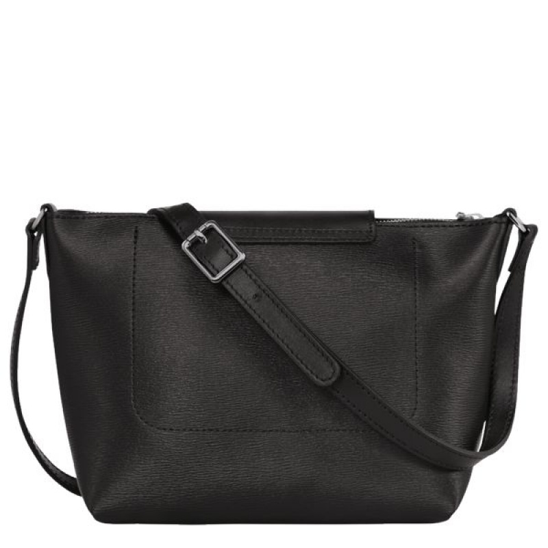 Black Longchamp Le Pliage City XS Women's Crossbody Bags | 45896-SPCN