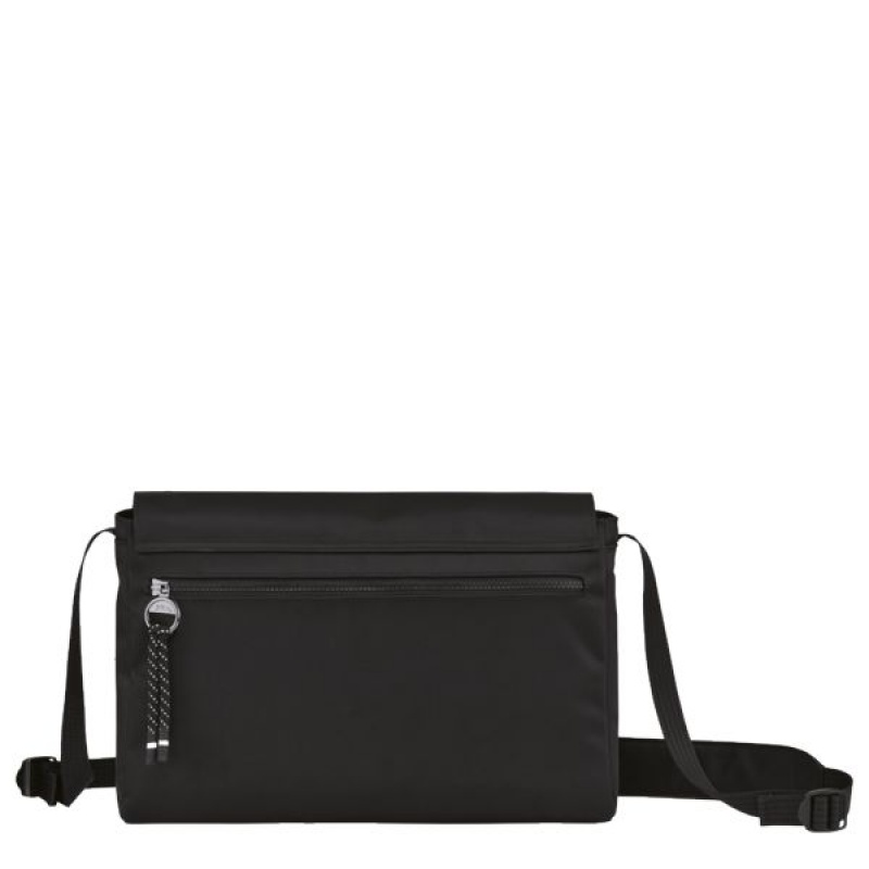 Black Longchamp Le Pliage Energy L Men's Crossbody Bags | 83056-COJK