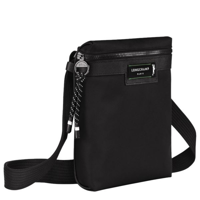 Black Longchamp Le Pliage Energy S Men's Crossbody Bags | 79183-AZMN