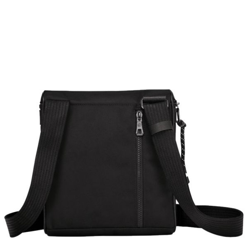 Black Longchamp Le Pliage Energy S Men's Crossbody Bags | 79183-AZMN