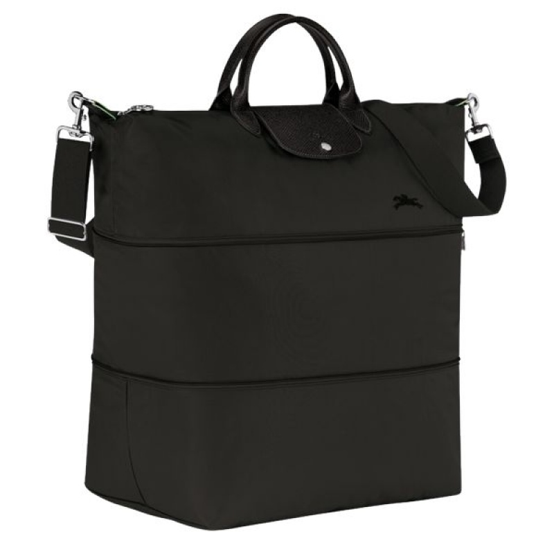 Black Longchamp Le Pliage Expandable Women's Travel Bags | 27961-QIMP