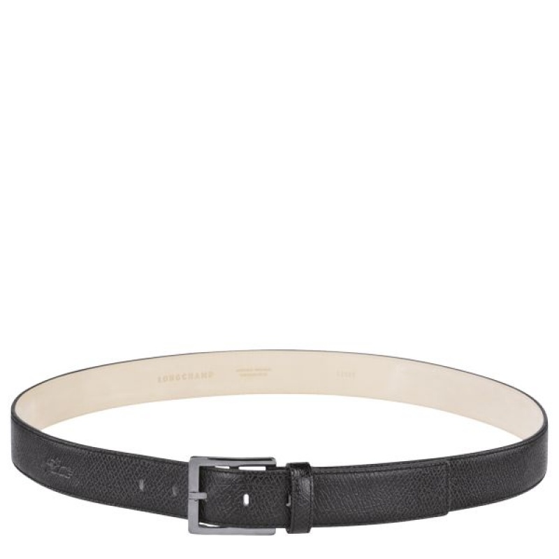 Black Longchamp Le Pliage Men's Belts | 05389-TKPJ