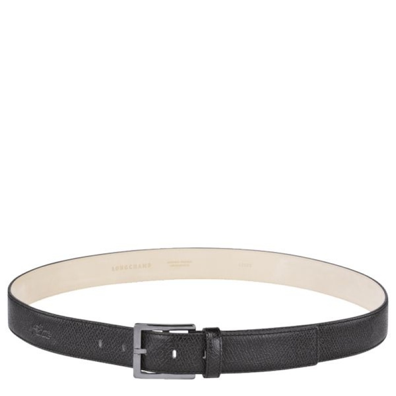 Black Longchamp Le Pliage Men\'s Belts | 05389-TKPJ