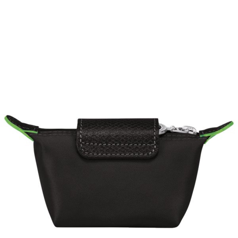 Black Longchamp Le Pliage Men's Coin Purses | 27869-PAZU