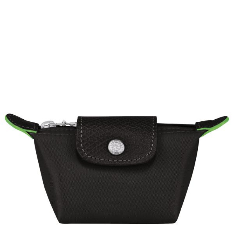 Black Longchamp Le Pliage Men's Coin Purses | 27869-PAZU