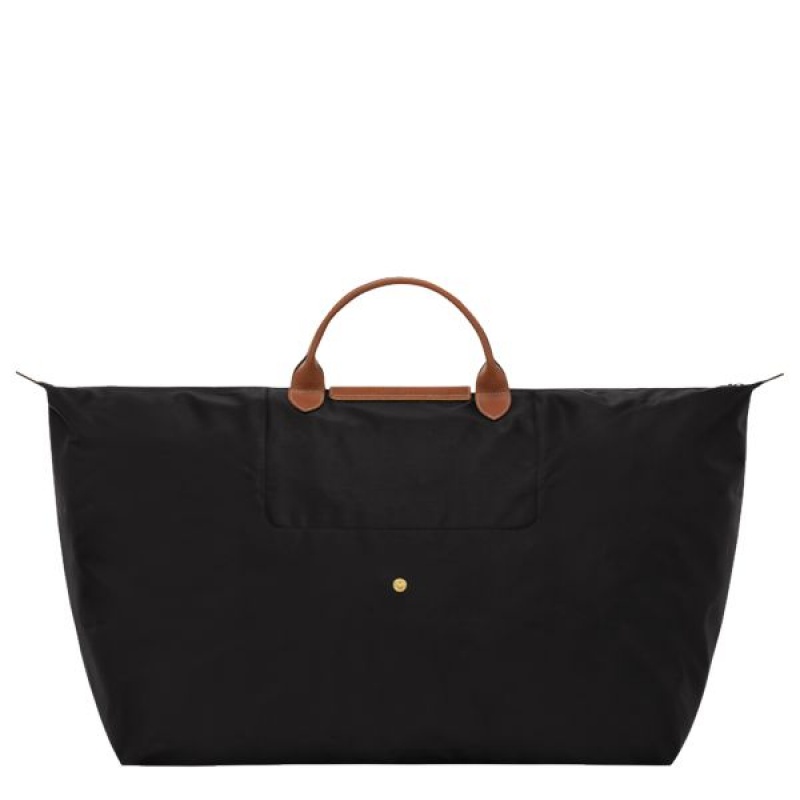 Black Longchamp Le Pliage Original M Women's Travel Bags | 15640-DWZN