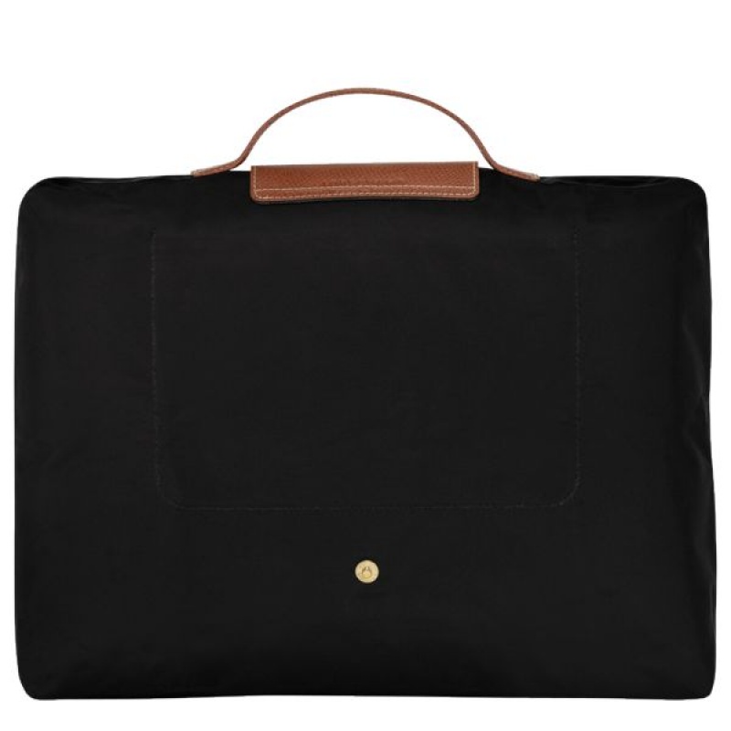 Black Longchamp Le Pliage Original S Men's Briefcase | 94367-UKCR