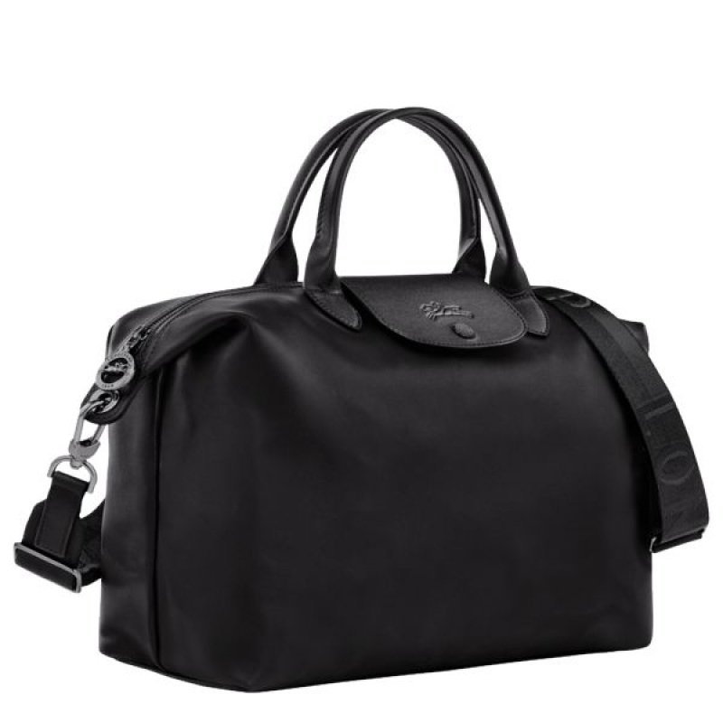 Black Longchamp Le Pliage Xtra L Men's Handbag | 30648-WSEF