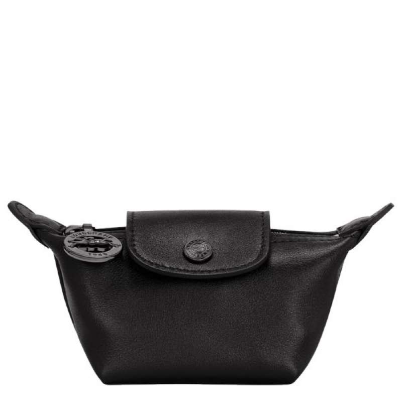 Black Longchamp Le Pliage Xtra Men\'s Coin Purses | 54860-WULF