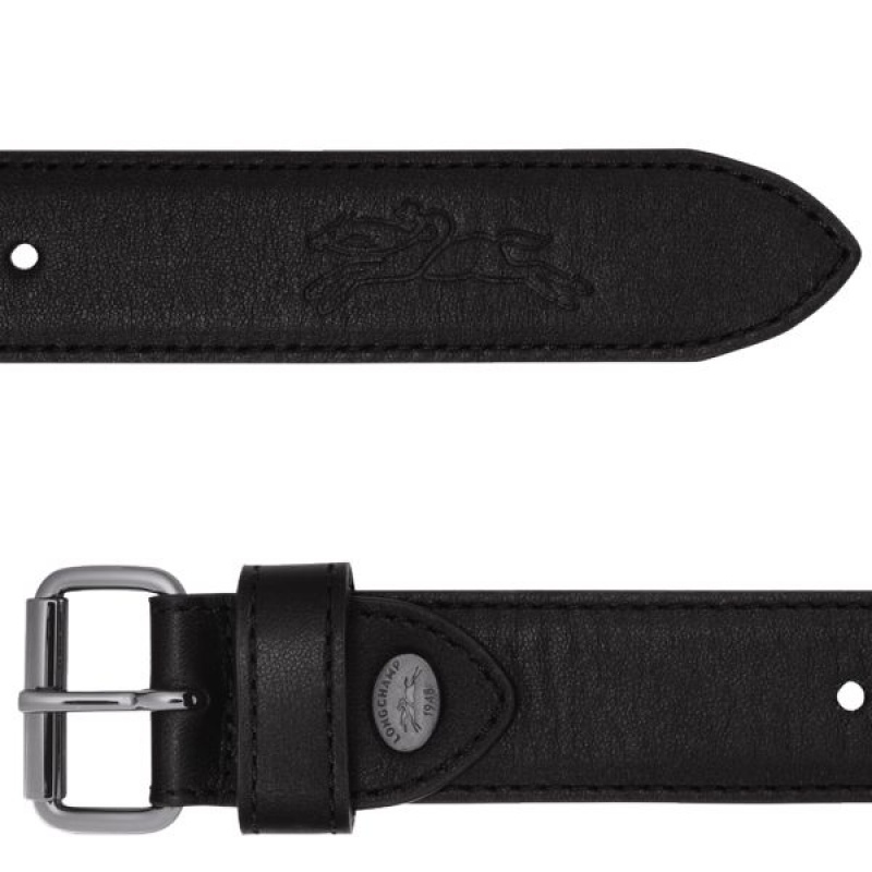 Black Longchamp Le Pliage Xtra Women's Belts | 93061-DYXQ