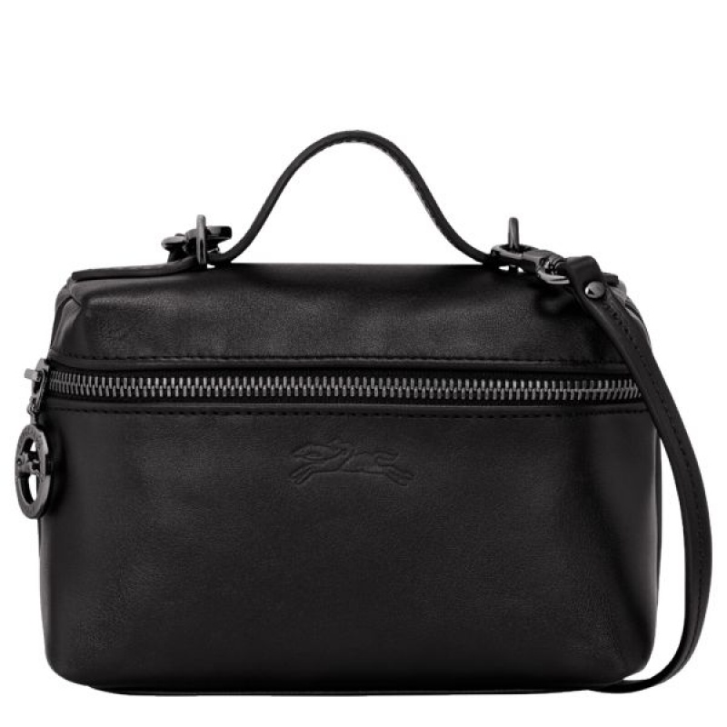 Black Longchamp Le Pliage Xtra XS Vanity Women\'s Crossbody Bags | 32790-ZYVU