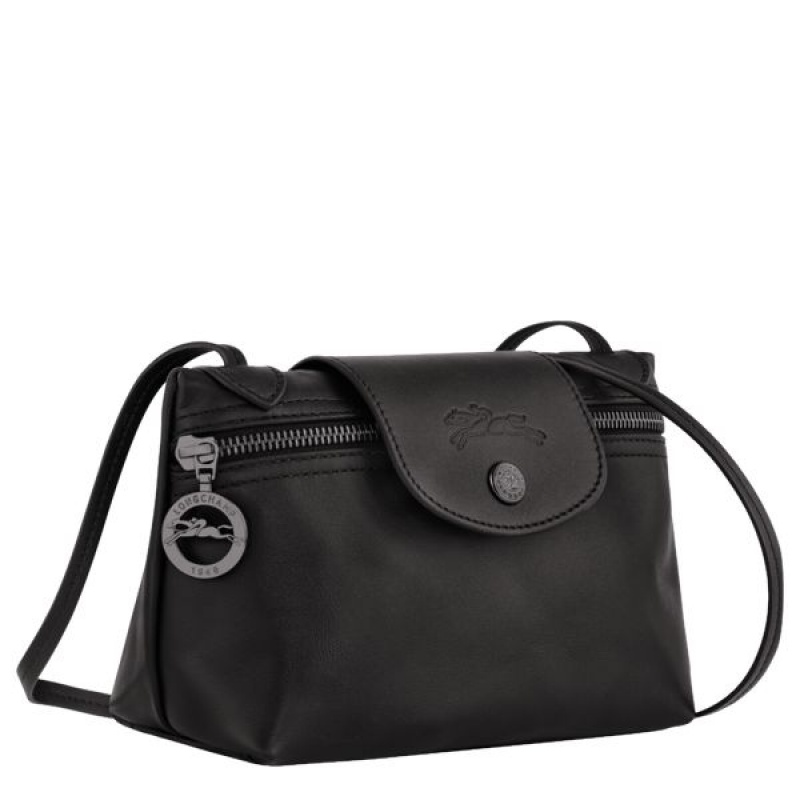 Black Longchamp Le Pliage Xtra XS Women's Crossbody Bags | 85316-RMVF