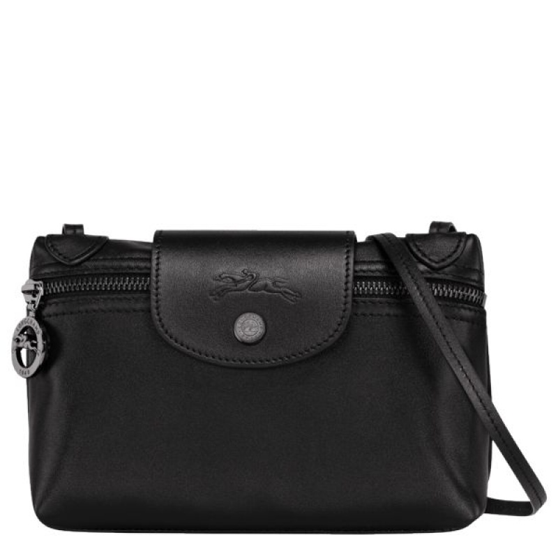 Black Longchamp Le Pliage Xtra XS Women\'s Crossbody Bags | 85316-RMVF