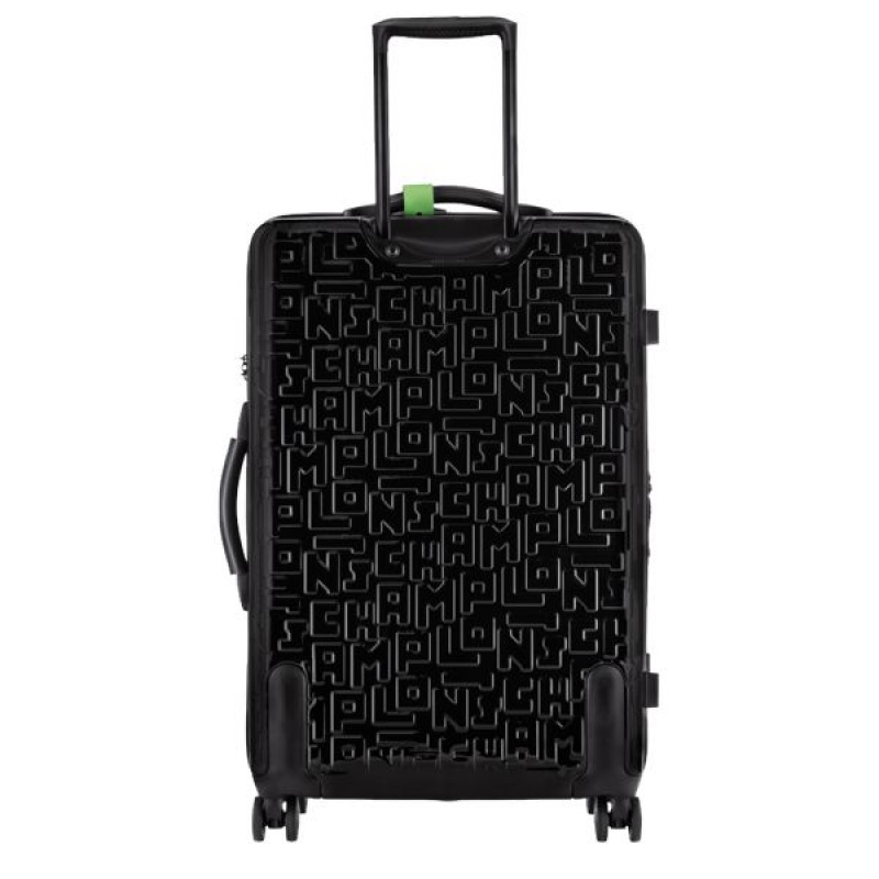 Black Longchamp Lgp Travel L Men's Suitcases | 43078-EFOB