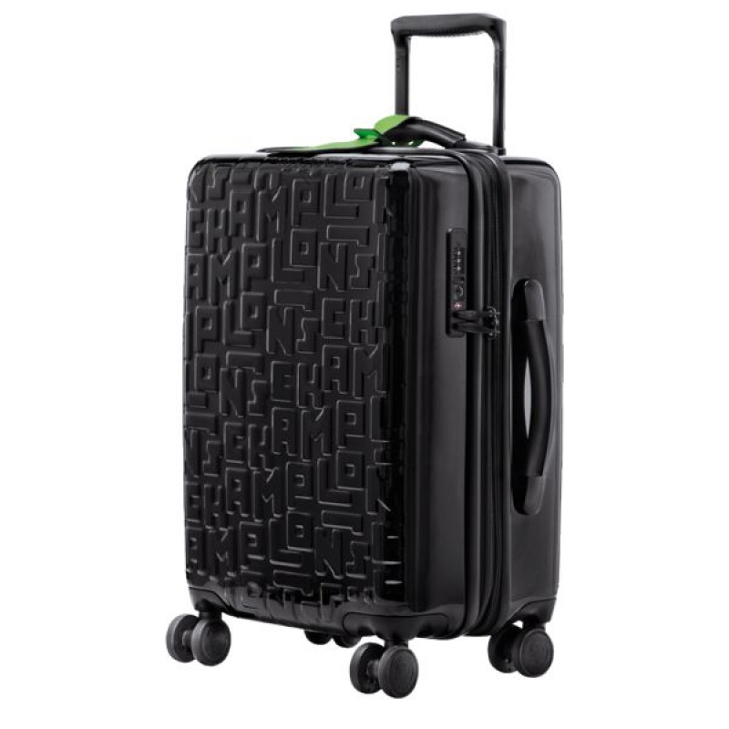 Black Longchamp Lgp Travel M Men's Suitcases | 78509-UZIO