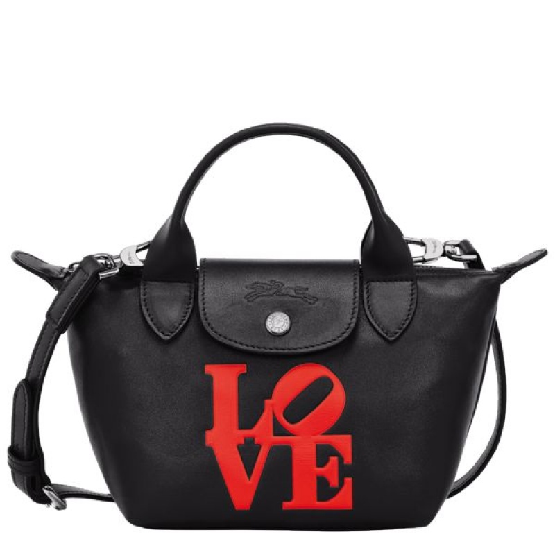 Black Longchamp Robert Indiana XS Men\'s Handbag | 01234-THIQ