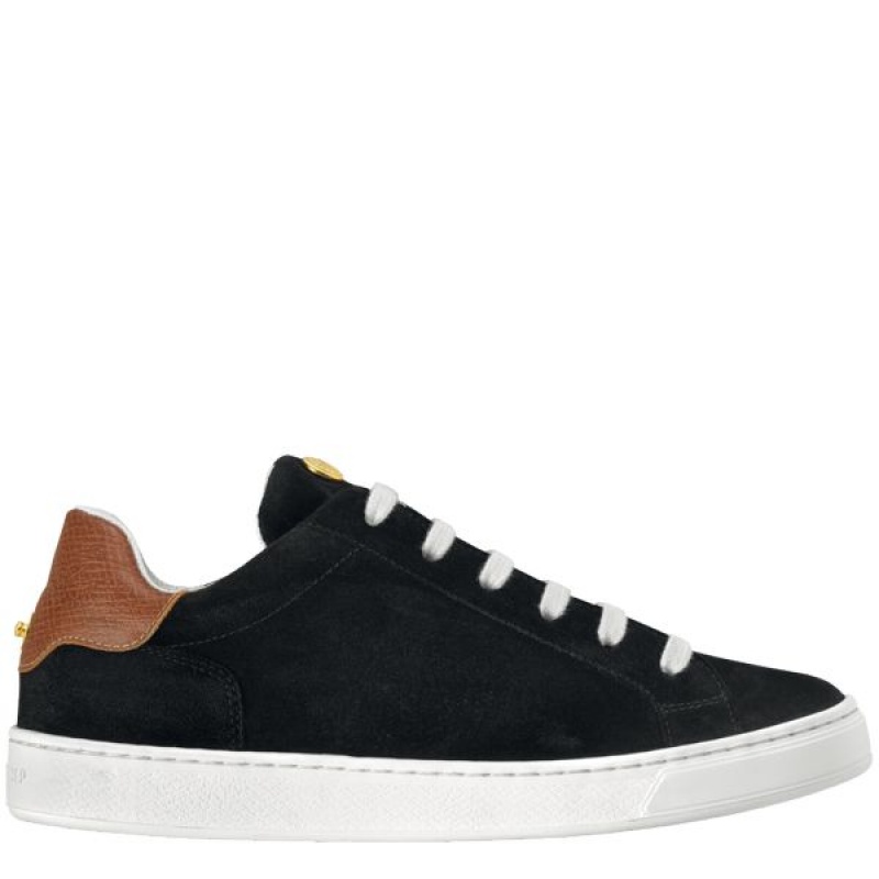 Black Longchamp Spring/Summer Women\'s Sneakers | 40897-ZMAJ