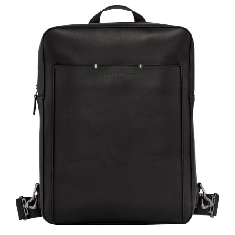 Black Longchamp Sur Seine Men's Backpacks | 82754-ZTCG