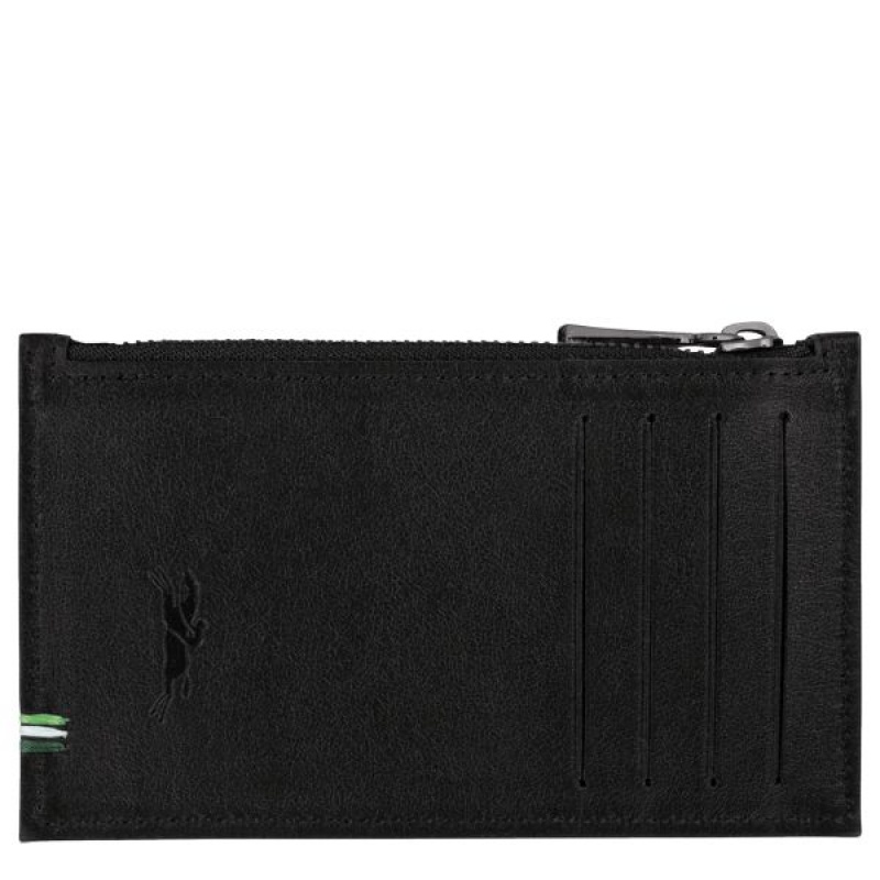 Black Longchamp Sur Seine Men's Coin Purses | 79465-VGHL