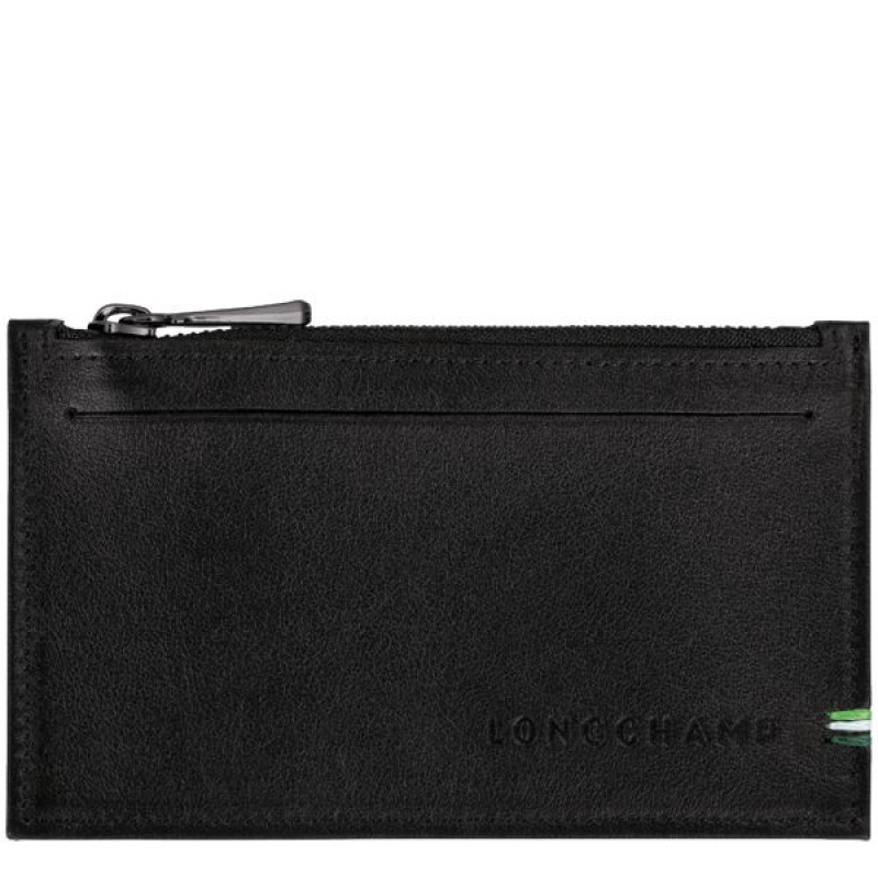 Black Longchamp Sur Seine Men\'s Coin Purses | 79465-VGHL