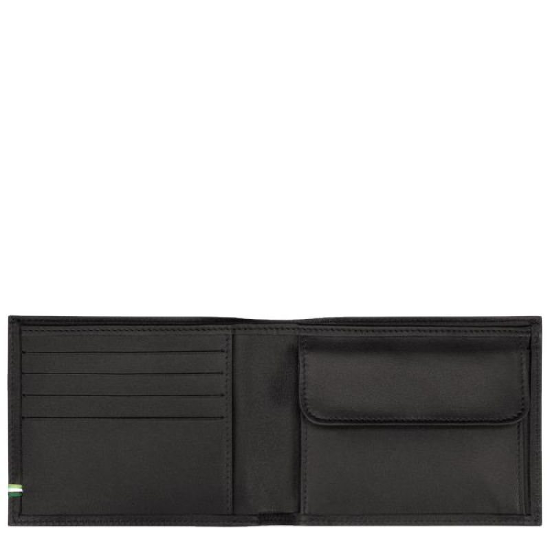 Black Longchamp Sur Seine Men's Wallets | 51894-AFSZ