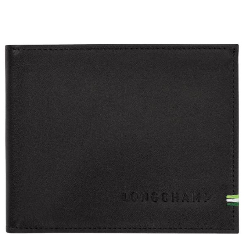 Black Longchamp Sur Seine Men's Wallets | 51894-AFSZ