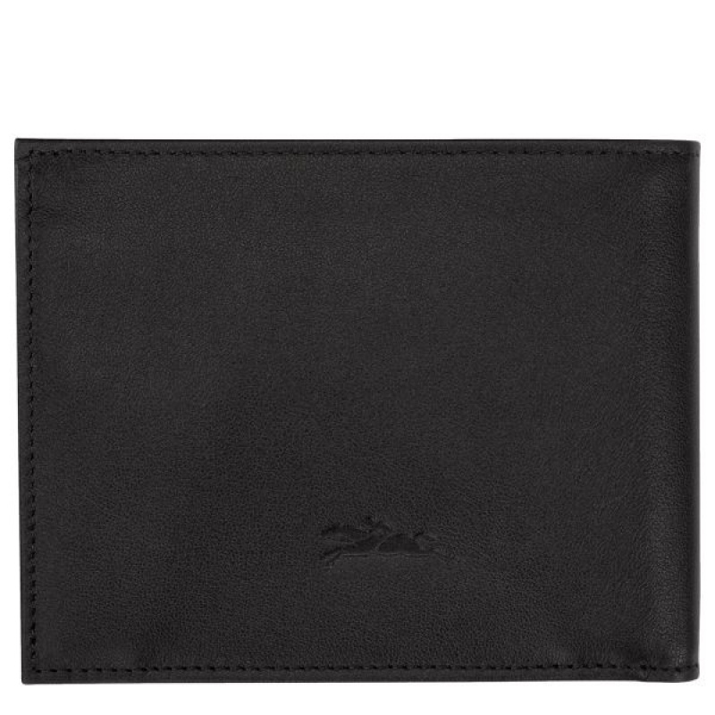 Black Longchamp Sur Seine Men's Wallets | 51894-AFSZ