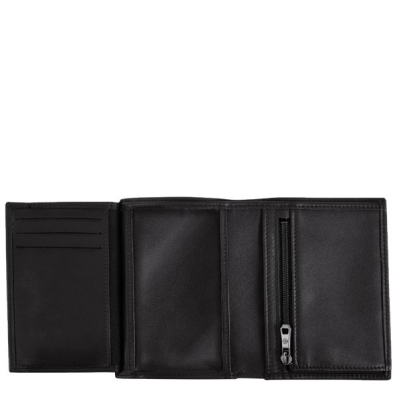 Black Longchamp Sur Seine Men's Wallets | 80563-ZFAE