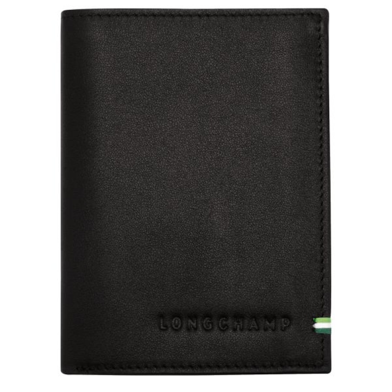 Black Longchamp Sur Seine Men's Wallets | 80563-ZFAE