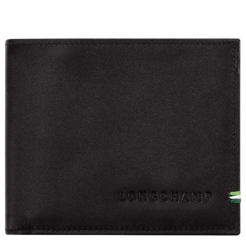 Black Longchamp Sur Seine Men\'s Wallets | 76415-CLZW