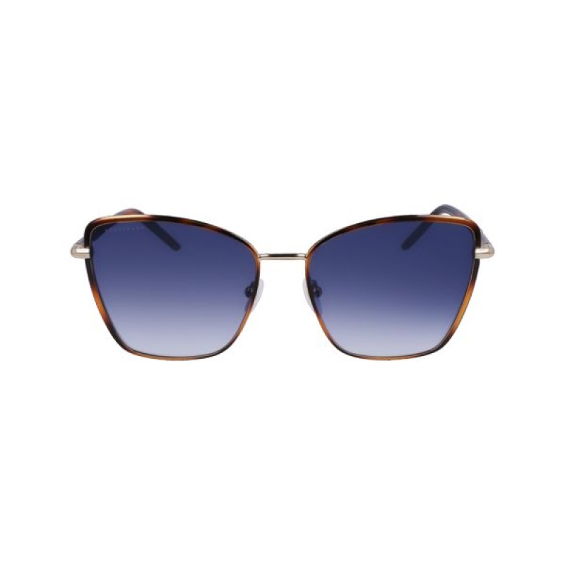 Blue Longchamp Acetate Women\'s Sunglasses | 20148-PKVU