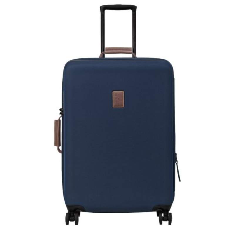 Blue Longchamp Boxford L Men\'s Suitcases | 80359-HRLN