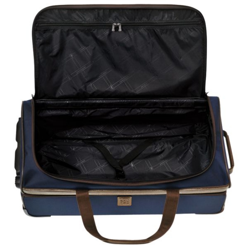 Blue Longchamp Boxford L Men's Travel Bags | 54839-JWBL