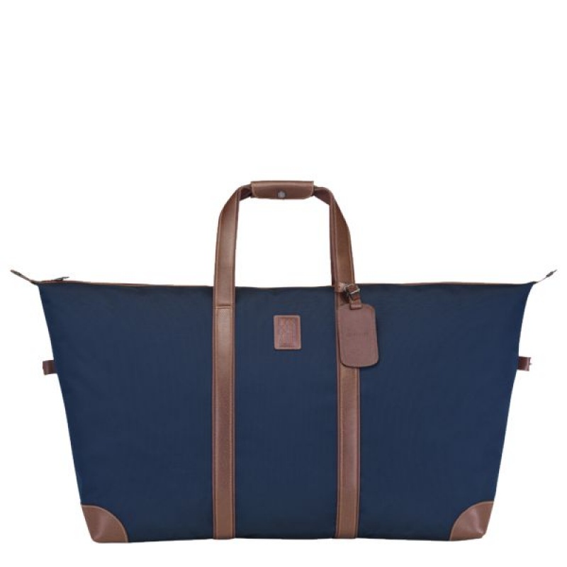 Blue Longchamp Boxford L Men\'s Travel Bags | 91052-JKNY