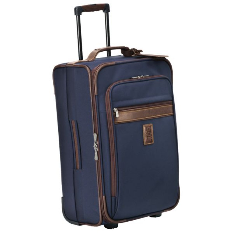 Blue Longchamp Boxford M Men's Suitcases | 79681-BWKC