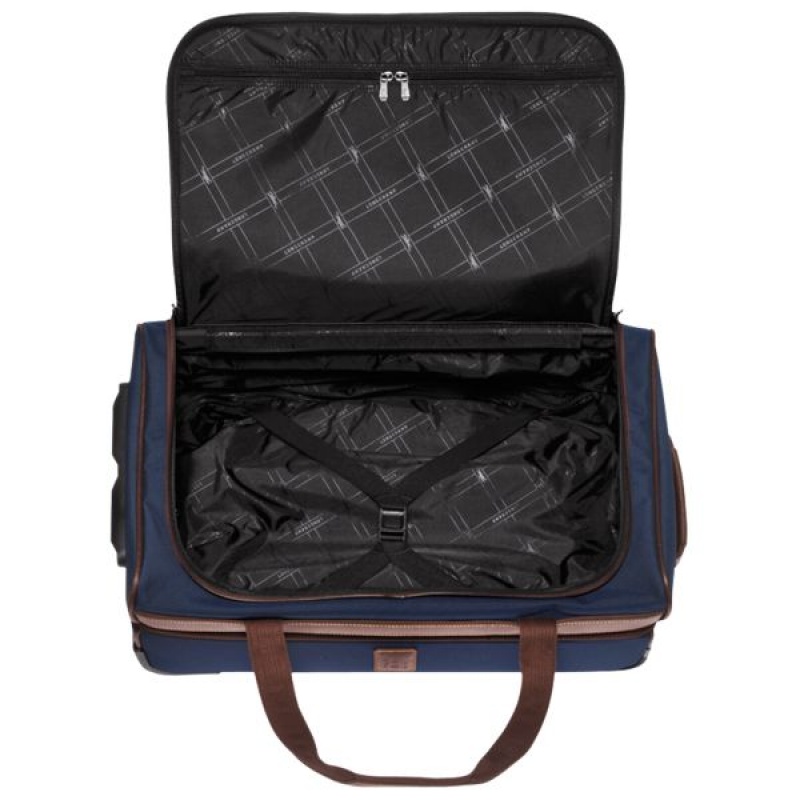 Blue Longchamp Boxford M Men's Travel Bags | 09157-LNVG