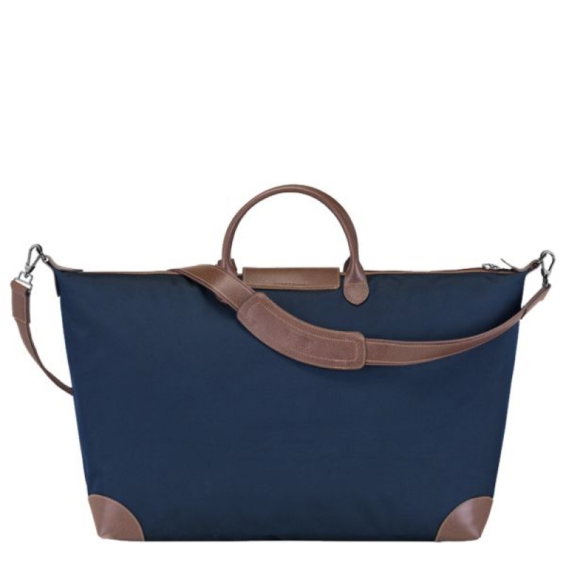 Blue Longchamp Boxford M Men's Travel Bags | 02179-RKMH