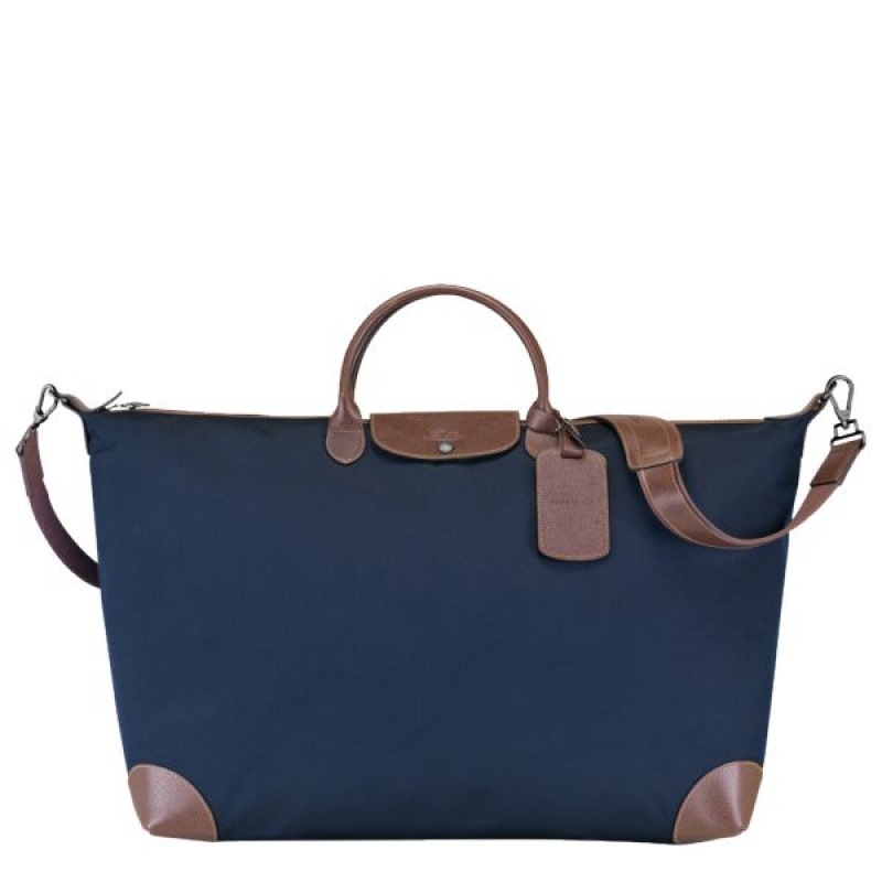 Blue Longchamp Boxford M Men\'s Travel Bags | 02179-RKMH