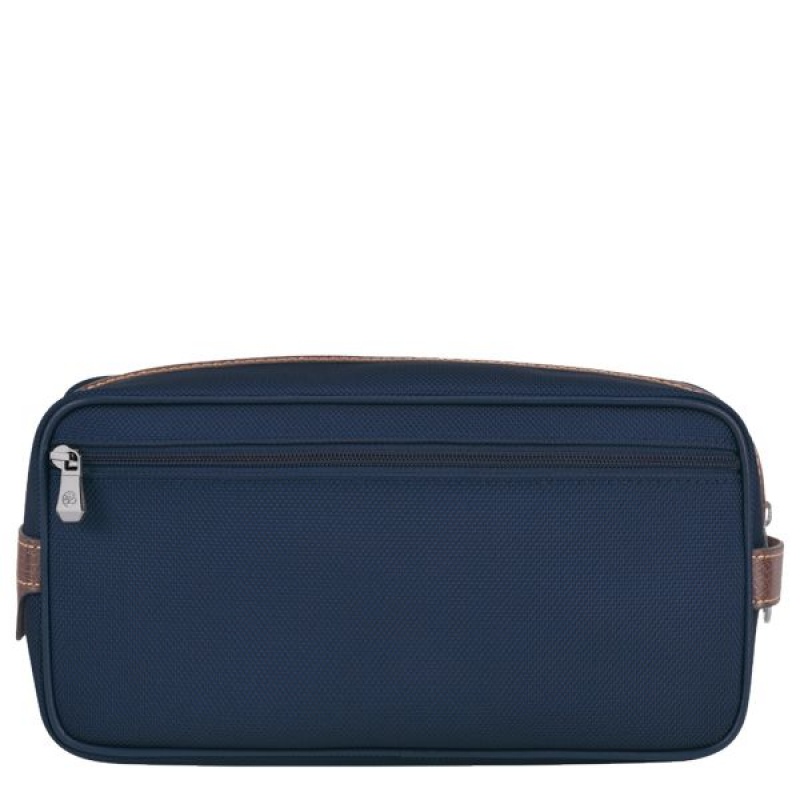 Blue Longchamp Boxford Men's Toiletry Bags | 49231-PFKB