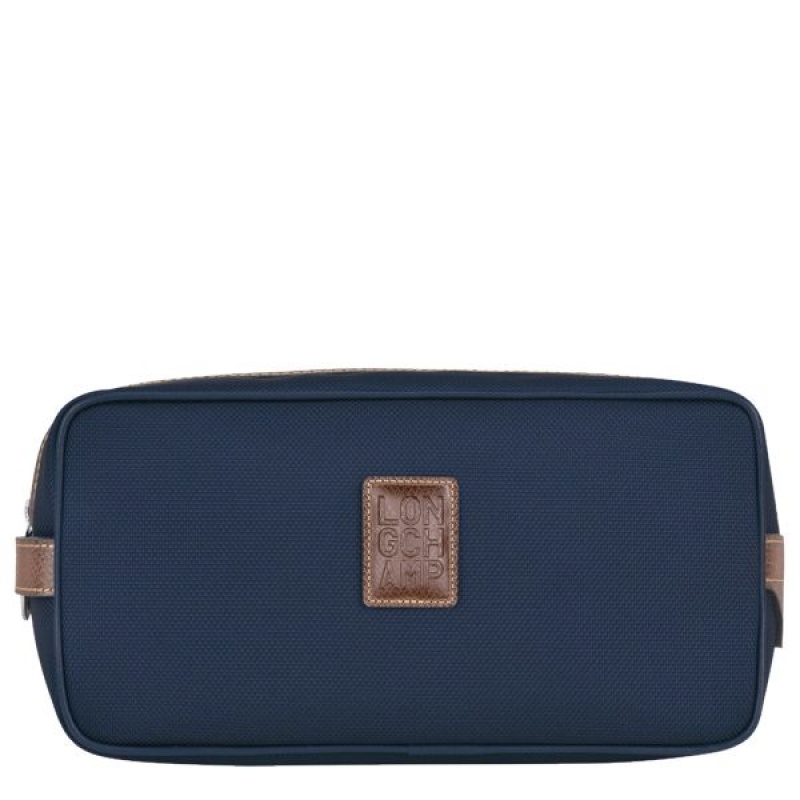 Blue Longchamp Boxford Men\'s Toiletry Bags | 49231-PFKB