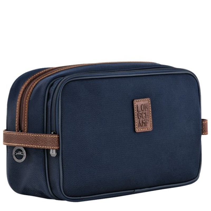 Blue Longchamp Boxford Men's Toiletry Bags | 94562-MYKX