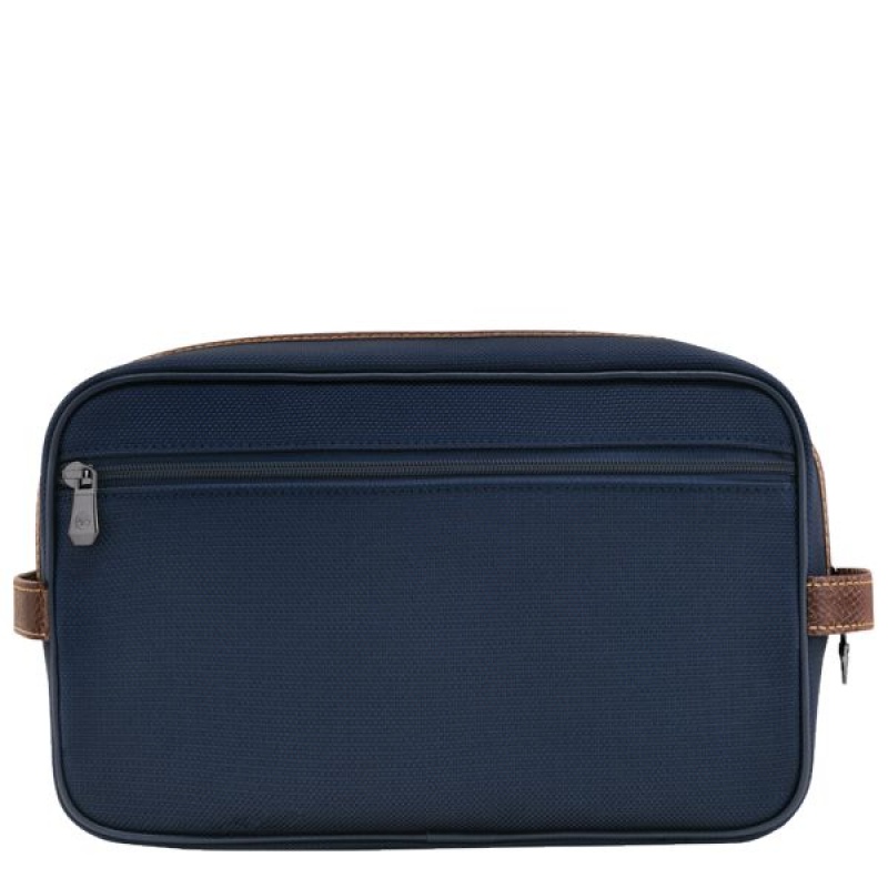 Blue Longchamp Boxford Men's Toiletry Bags | 94562-MYKX