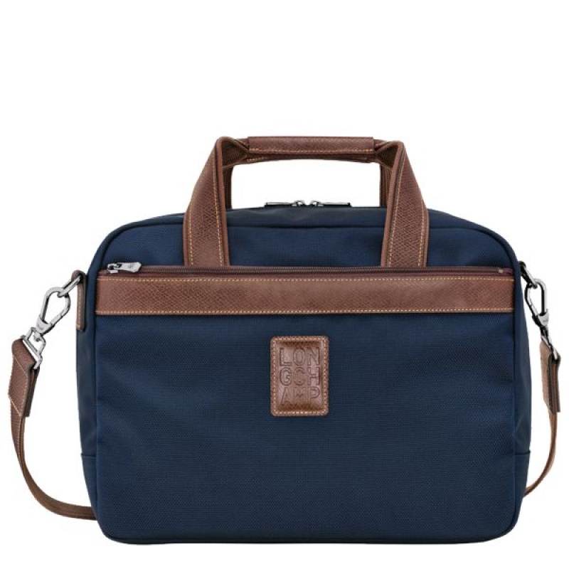 Blue Longchamp Boxford S Men\'s Travel Bags | 58167-UQYM