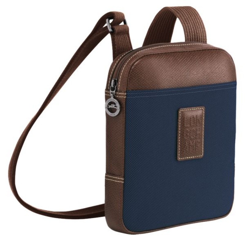 Blue Longchamp Boxford XS Men's Crossbody Bags | 49163-RBYX