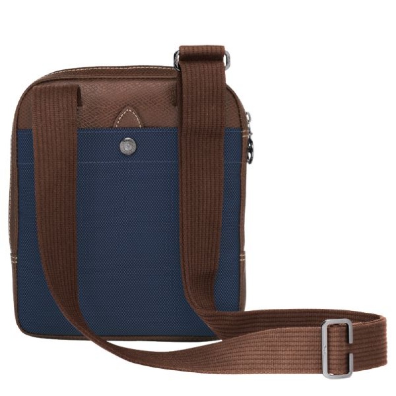 Blue Longchamp Boxford XS Men's Crossbody Bags | 49163-RBYX