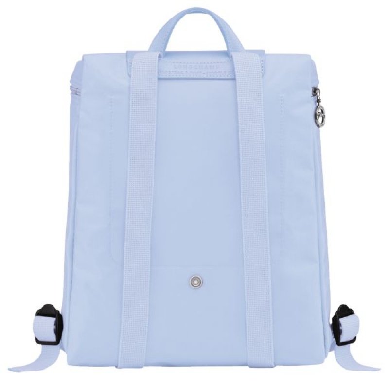 Blue Longchamp Le Pliage M Men's Backpacks | 89150-LDOS