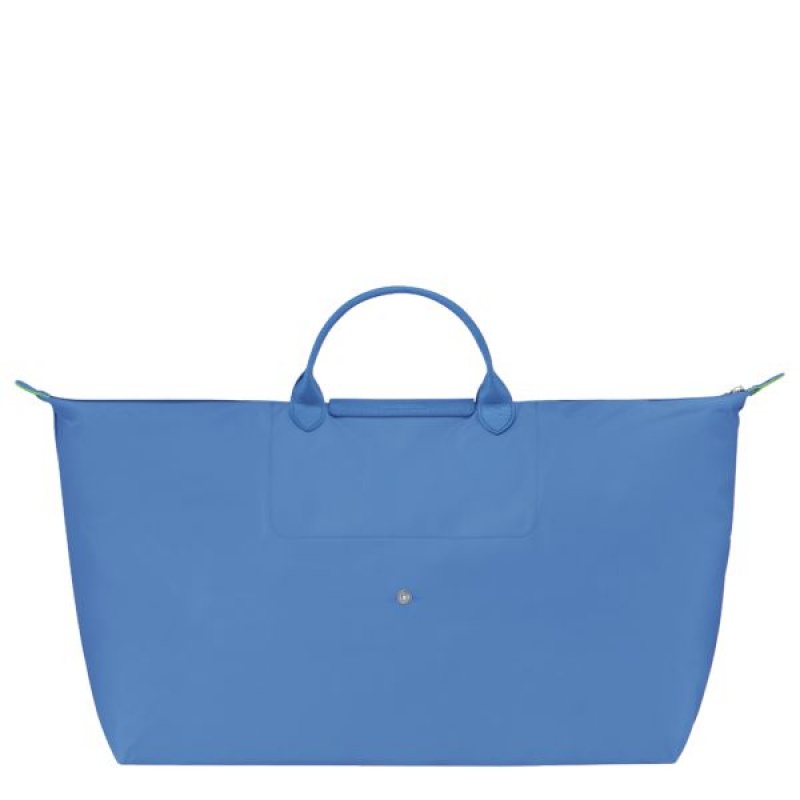 Blue Longchamp Le Pliage M Men's Travel Bags | 09124-FVST